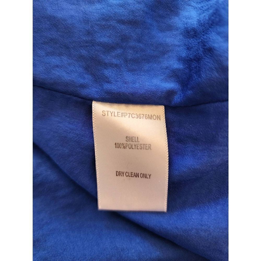 Parker royal blue boho embroidered drop waist dress tunic size small - Picture 9 of 9
